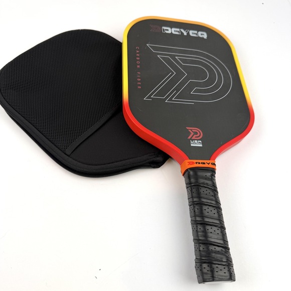 The Unbranded Brand Other - DGYGQ Pickleball Paddle‎ Carbon Fiber USA Pickleball Approved with Cover Black